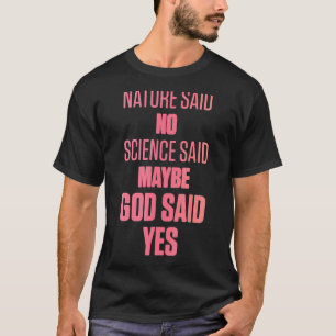Ivf Survivor Warrior Ma God Ja Overdag Infe T-shirt