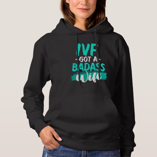 IVF Survivor Warrior Transfer Day Infertility Hoodie (Voorkant)
