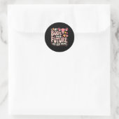 Ivf Transfer Day Surrogacy Pregnancy Surrogate Mat Ronde Sticker (Tas)