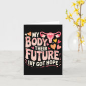 IVF Transfer Day Surrogacy Zwangerschap Surrogaat  Kaart (Gele Bloem)