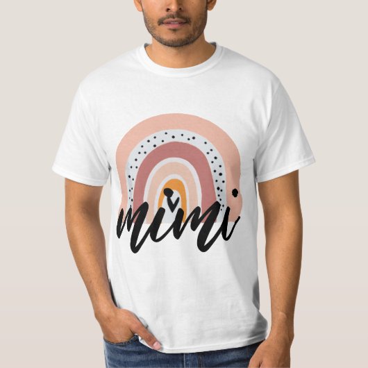 IVF Twins Mimi Boho Rainbow Cute Pregnancy Twins  T-shirt (Voorkant)