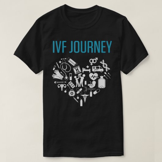 IVF Warrior Dad Ma Transfer Day Infertility T Shi T-shirt (Design voorkant)