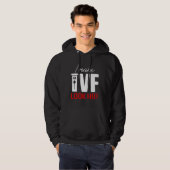 IVF  Warrior Dad Mom Look Hot Transfer Day Inferti Hoodie (Voorkant volledig)