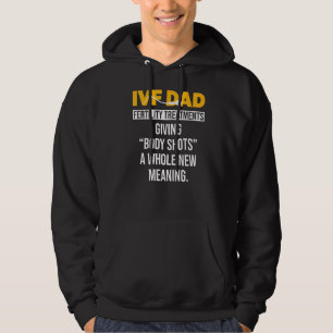 Ivf Warrior Dad Shot Transfer Day Infertiliteit Hoodie