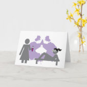 Ivf- Wenskaart Kaart (Gele Bloem)