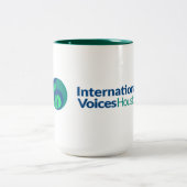 IVH Logo tweekleurige Mok - Hunter Green (Center)