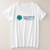 IVH Logo Vrouwen Plus Maat T-shirt (Design voorkant)