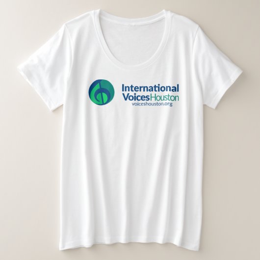 IVH Logo Vrouwen Plus Maat T-shirt (Design voorkant)