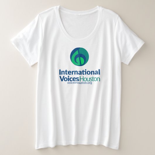 IVH Logo Vrouwen Plus Size T-shirt (Design voorkant)