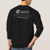 IVH T-shirt met lange mouwen (witte Logo) (Achterkant)