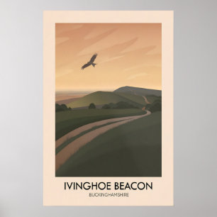 Ivinghoe Beacon Buckinghamshire Reisposter Poster