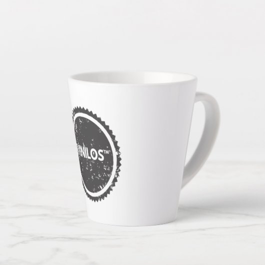iVINILOS™ TAZA 02 Latte Mok (Rechterhoek)