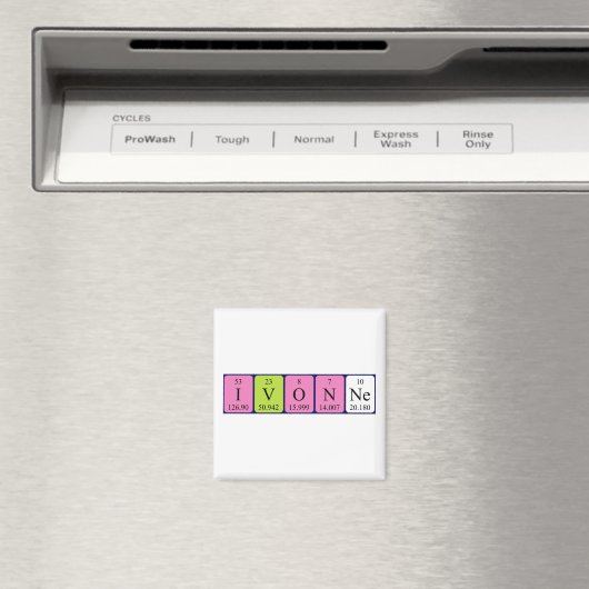 Ivonne periodiek table name magnet (Insitu (Vaatwasser))