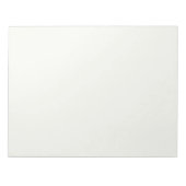 Ivoor 11 "x8.5" Notitieblok met Clean Modern Look (Voorkant)