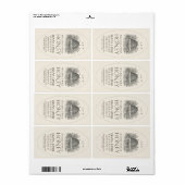Ivoor 16oz Queenline Honey Label  Skep V3 (Full Sheet)