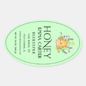 Ivoor 24 oz Queen-line Honey Label (Voorkant)