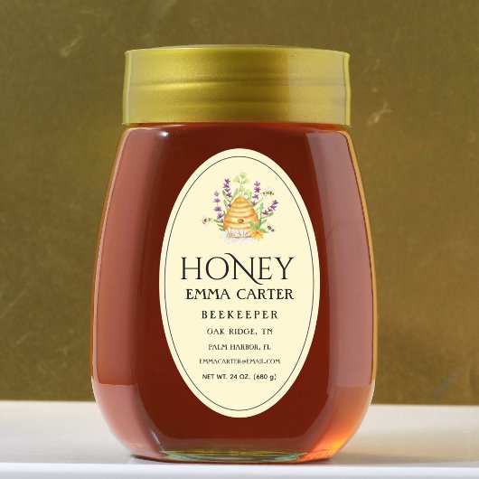 Ivoor 24 oz Queen-line Honey Label