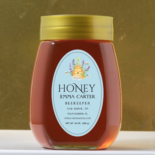 Ivoor 24 oz Queen-line Honey Label