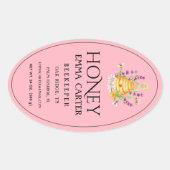 Ivoor 24 oz Queen-line Honey Label (Voorkant)