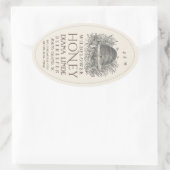Ivoor 32 oz Queenline Honey Label  Skep V2 (Tas)