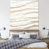 Ivoor Abstracte textuur Canvas Afdruk (Insitu (Slaapkamer))
