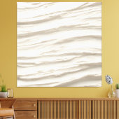 Ivoor Abstracte textuur Canvas Afdruk (Insitu (Woonkamer))
