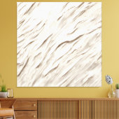 Ivoor Abstracte textuur Canvas Afdruk (Insitu (Woonkamer))