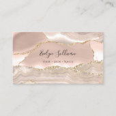 ivoor-agate achtergrondvisitekaartje visitekaartje (Voorkant)