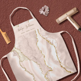 ivoor agate schoonheidsberoeps apron schort