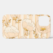 Ivoor Beige: Luxe bloemenpatroon. Case-Mate iPhone Case (Achterkant (horizontaal))