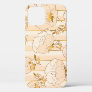 Ivoor Beige: Luxe bloemenpatroon. Case-Mate iPhone Case