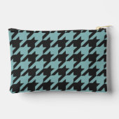 Ivoor Blauwgroen Blauw Seafoam Groen Houndstooth P Etui (Achterkant)