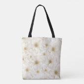 Ivoor Bloemen Abstract Tote Bag (Achterkant)