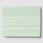 Ivoor Bloemen Bruiloft Gepersonaliseerde munt Gastenboek (Achterkant)