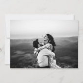 Ivoor Bloemen Rozen boeket bruiloft Dank u foto Bedankkaart (Achterkant)