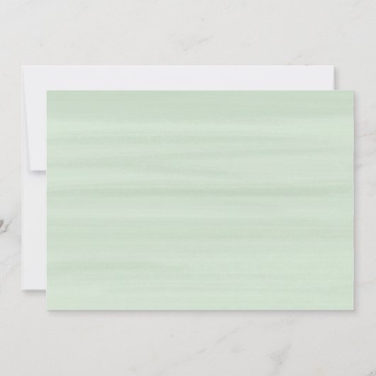 Ivoor Bloemen Rozen bruiloft Munt Kaart (Achterkant)