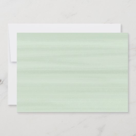 Ivoor Bloemen Rozen krans bruiloft munt Kaart (Achterkant)