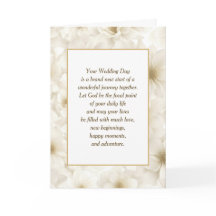 Ivoor Bloemen voor Bruiloft met Religieuze Tekst