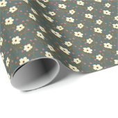 Ivoor Bloesems Cadeaupapier (Rol Hoek)