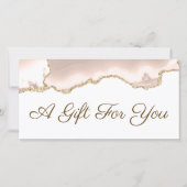 ivoor blush agaat cadeaubon (Voorkant)