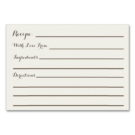 Ivoor Blush Gold Floral vrijgezellenfeest Recept K Kaart (Achterkant)