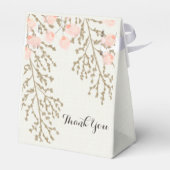 Ivoor Blush Gold vrijgezellenfeest gunst doos Bedankdoosjes (Achterkant)