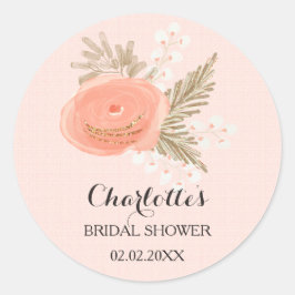 Ivoor Blush Goud vrijgezellenfeest stickers