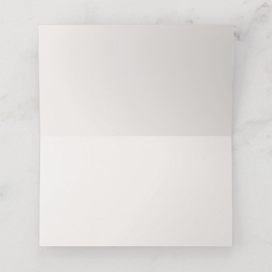 Ivoor Blush Roze Bloemen Plaats Kaart Plaatskaartje (Binnenkant ongevouwen)