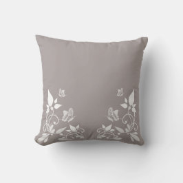 ivoor Butterfly Floral Pillow Kussen