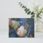 Ivoor cactus bloem, Arizona Briefkaart (Staand voorkant)
