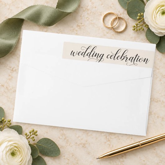 Ivoor Calligrafie Script Bruiloftsfeest