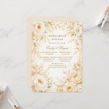 Ivoor Champagne Parel Bloemen Proefbruiloftsdiner 