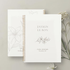 Ivoor | Chic Minimalist Floral Planner