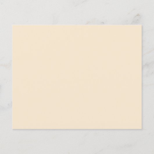 Ivoor Cream Navy Modern Budget Huwelijksuitnodigin (Achterkant)